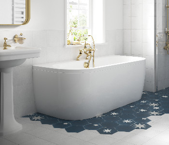 BC Designs Solid Blue Baths