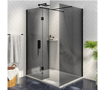 Iona A8 8mm Glass Wetroom Shower Panels