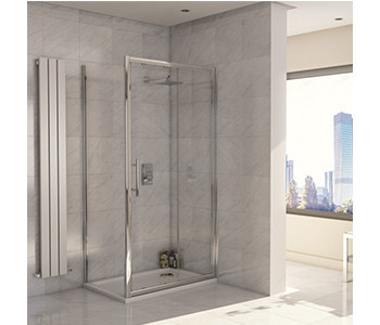Iona A8 8mm Glass Sliding Shower Doors