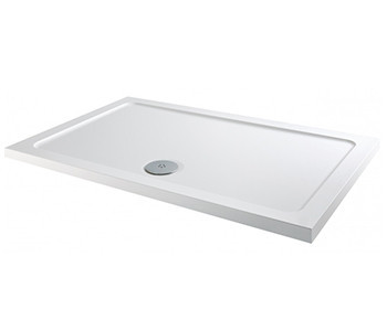 Iona 40mm Low Profile Stone Resin Rectangle Shower Trays