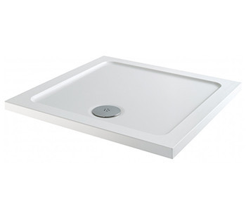 Iona 40mm Low Profile Stone Resin Square Shower Trays
