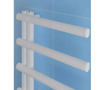 Eastbrook Marlow E Style Matt White Towel Rails